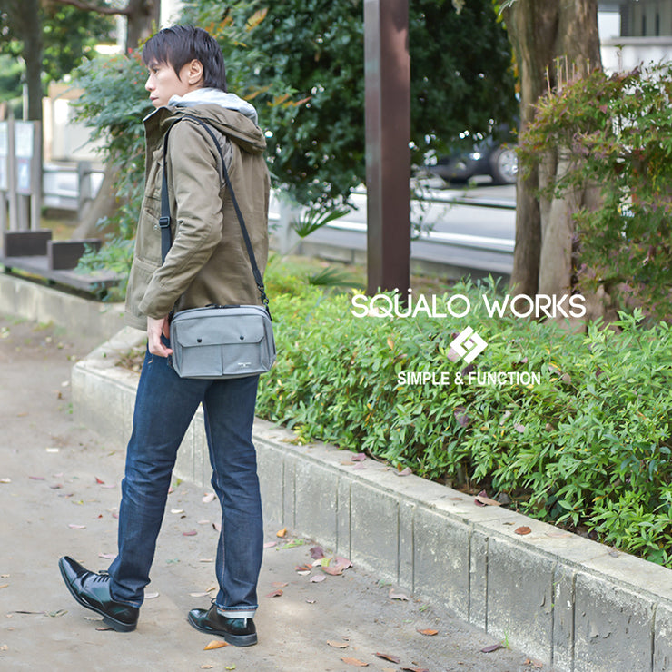 SQUALO WORKS スクアーロ ワークス MINI SHOULDER BAG スクアーロワークス ミニショルダーバッグ SW-MD01-001