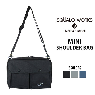 SQUALO WORKS スクアーロ ワークス MINI SHOULDER BAG スクアーロワークス ミニショルダーバッグ SW-MD01-001