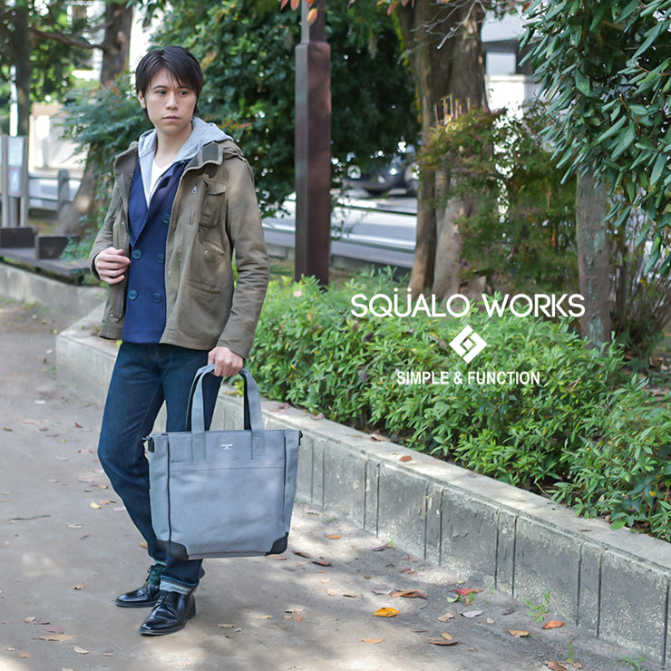 SQUALO WORKS スクアーロ ワークス UTILITY TOTE スクアーロワークス トートバッグ SW-MD01-005