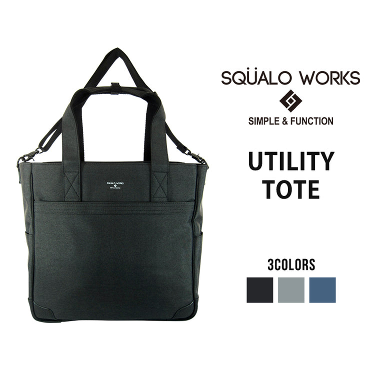 SQUALO WORKS スクアーロ ワークス UTILITY TOTE スクアーロワークス トートバッグ SW-MD01-005
