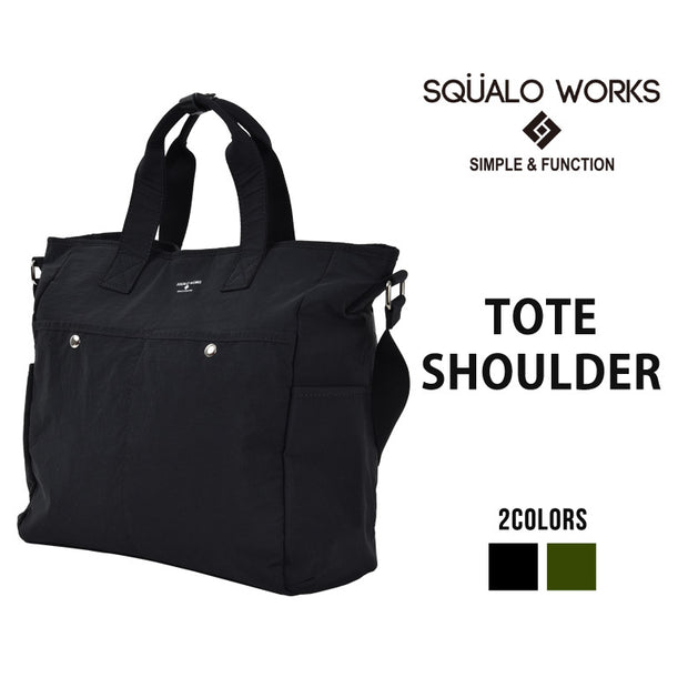 SQUALO WORKS スクアーロ ワークス TOTE SHOULDER スクアーロワークス トートバッグ ショルダーバッグ SW-NC002