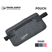 トラベルアース TRAVEL EARTH シークレットウエストポーチ パスポートケース セキュリティポーチ トラベルケース 航空券 チケット 海外旅行 貴重品 ケース TE-093